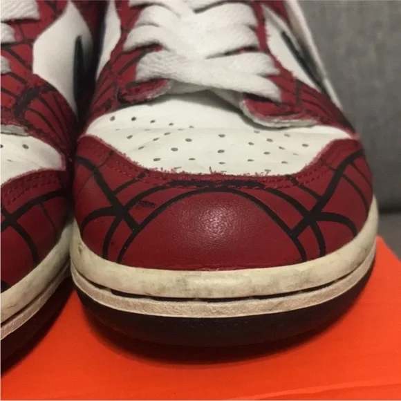 Nike Dunk Low GS Spiderman Vintage 2004 Rare - Picture 3 of 15